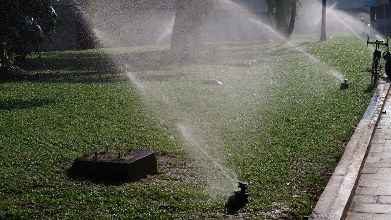 Lawn Sprinkler Installation